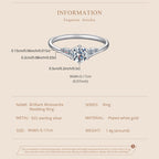 Chevron Solitaire Ring