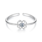 Matte Blossom Open Ring