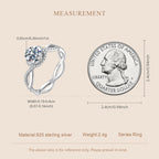 Twisted Vine Solitaire Ring