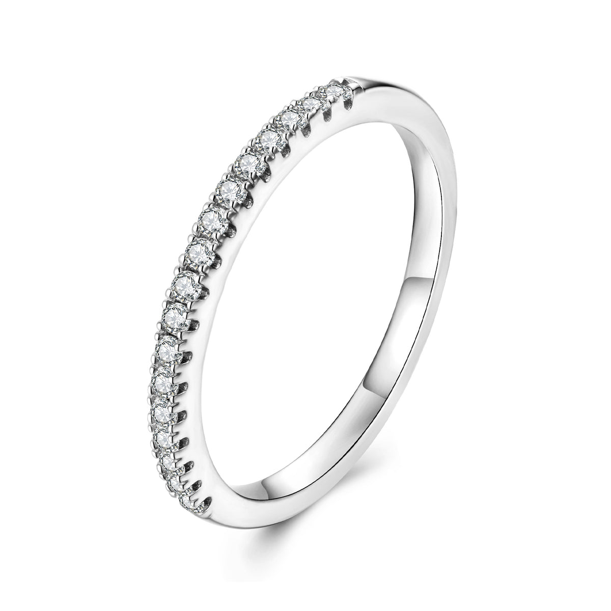 Dainty Pavé Band