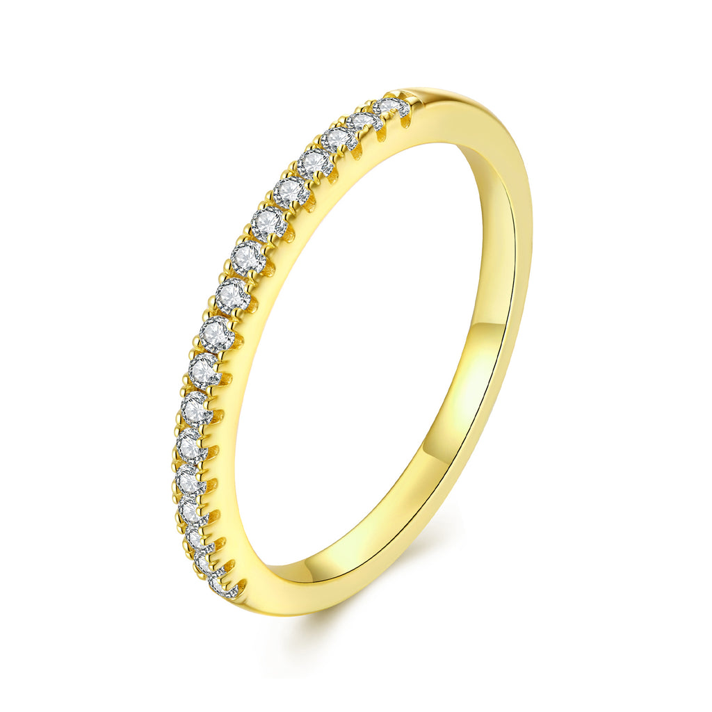 Dainty Pavé Band
