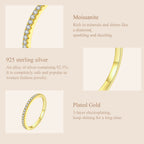 Dainty Pavé Band