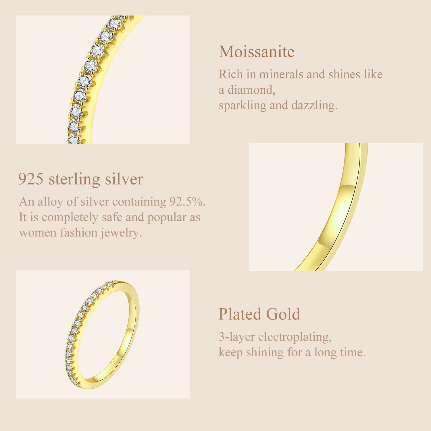 Dainty Pavé Band