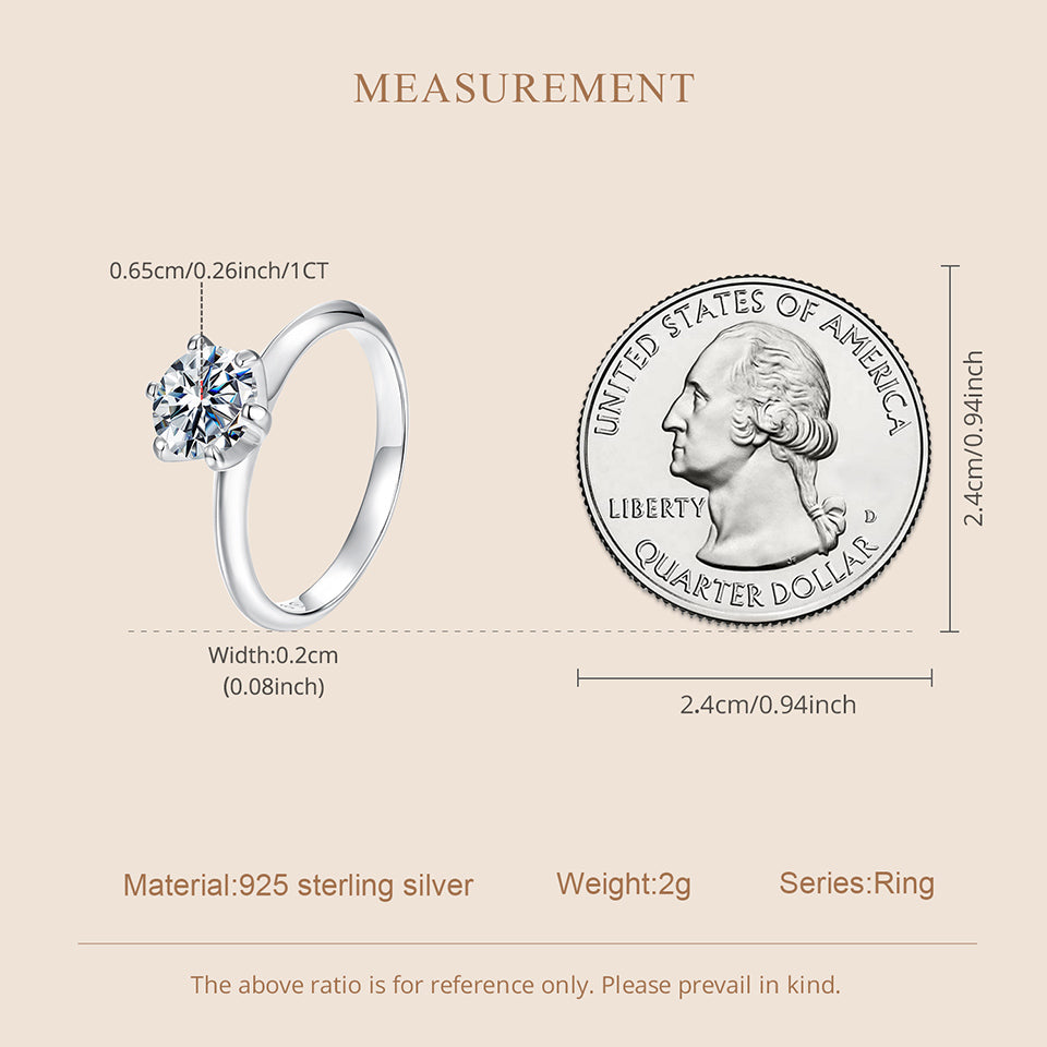 Classic 6-Prong Solitaire