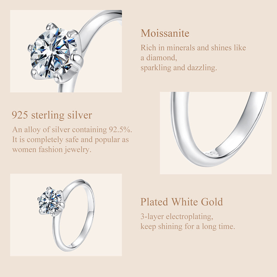 Classic 6-Prong Solitaire