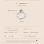 Crown Pavé Solitaire Ring