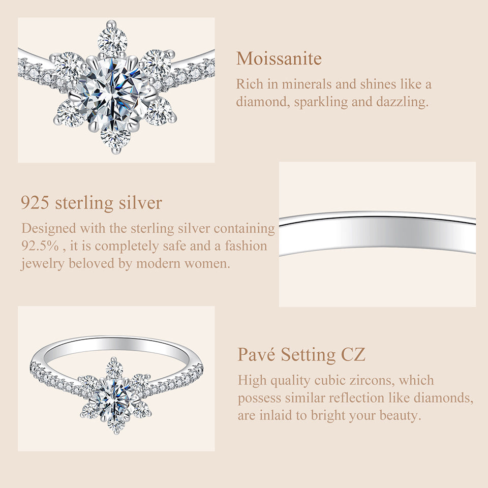 Starburst Floral Solitaire