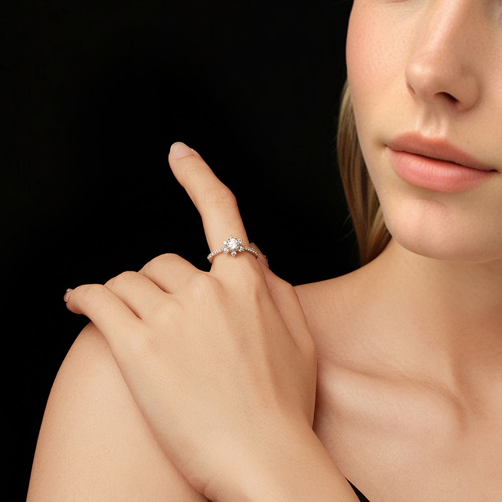 Starburst Floral Solitaire