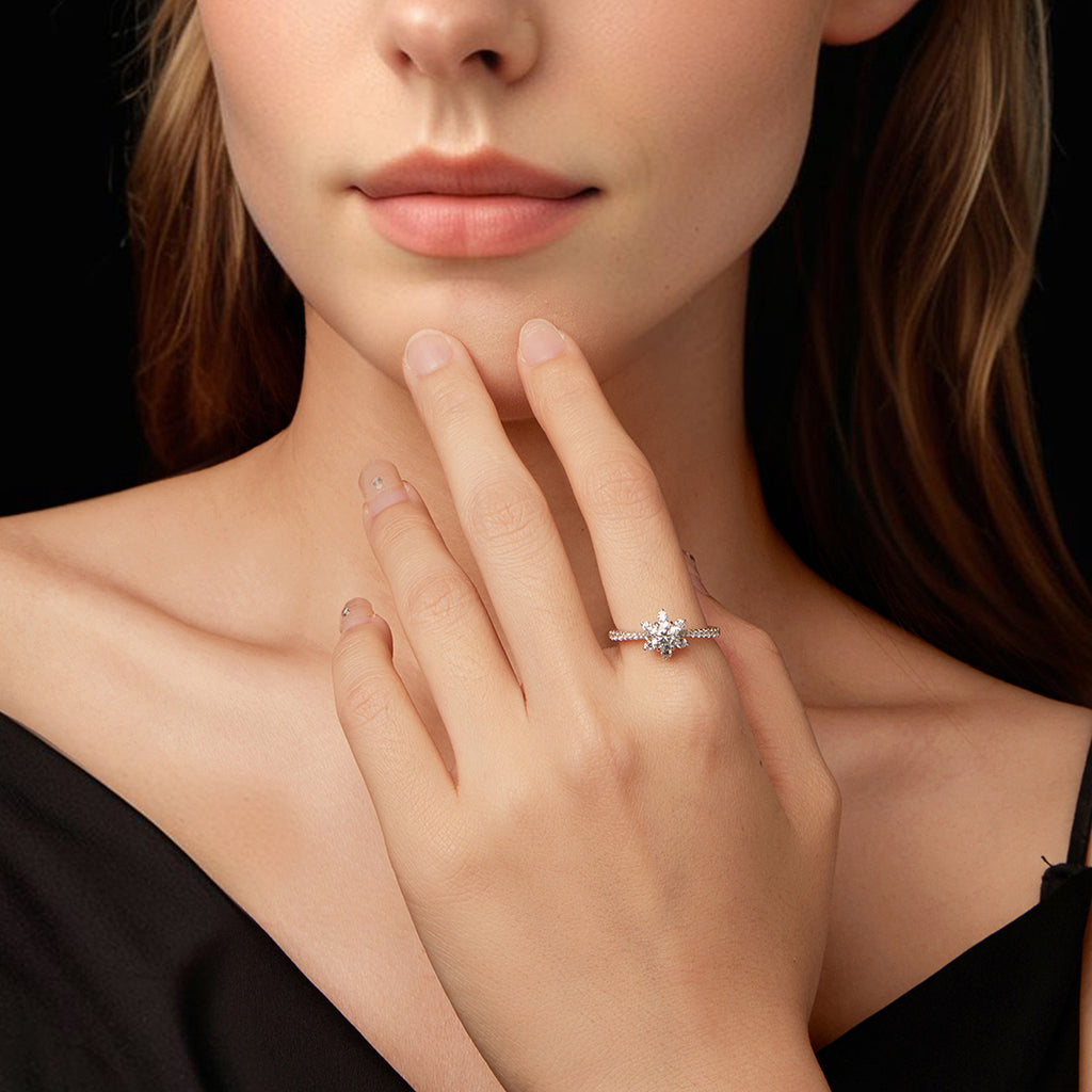 Starburst Floral Solitaire