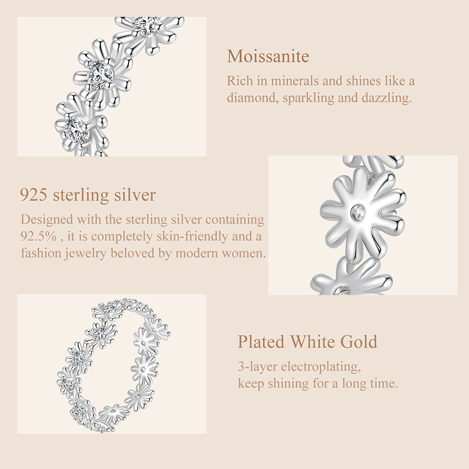 Daisy Bloom Eternity Band