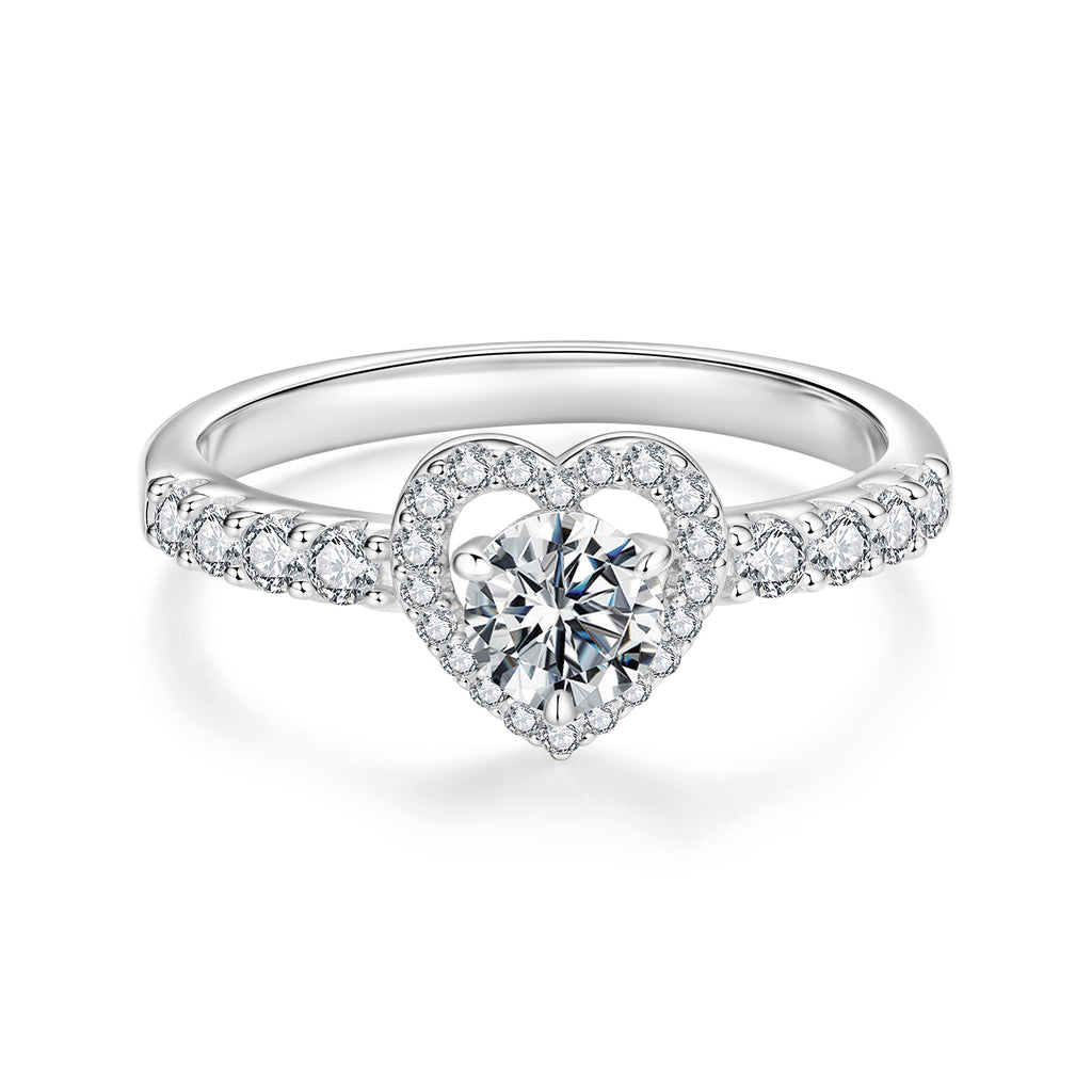 Romantic Heart Promise Ring