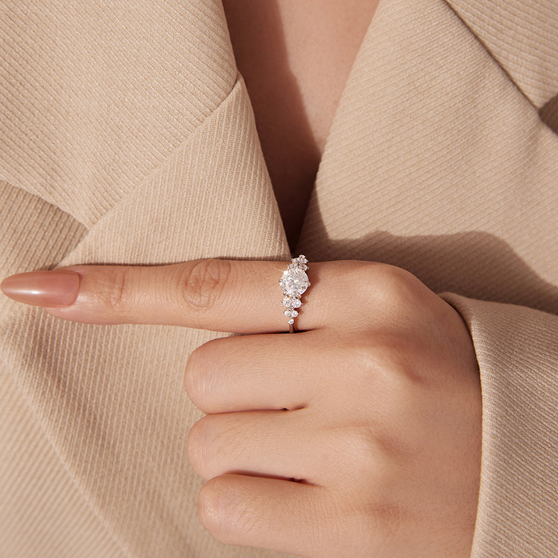 Vine Pavé 1ct Solitaire