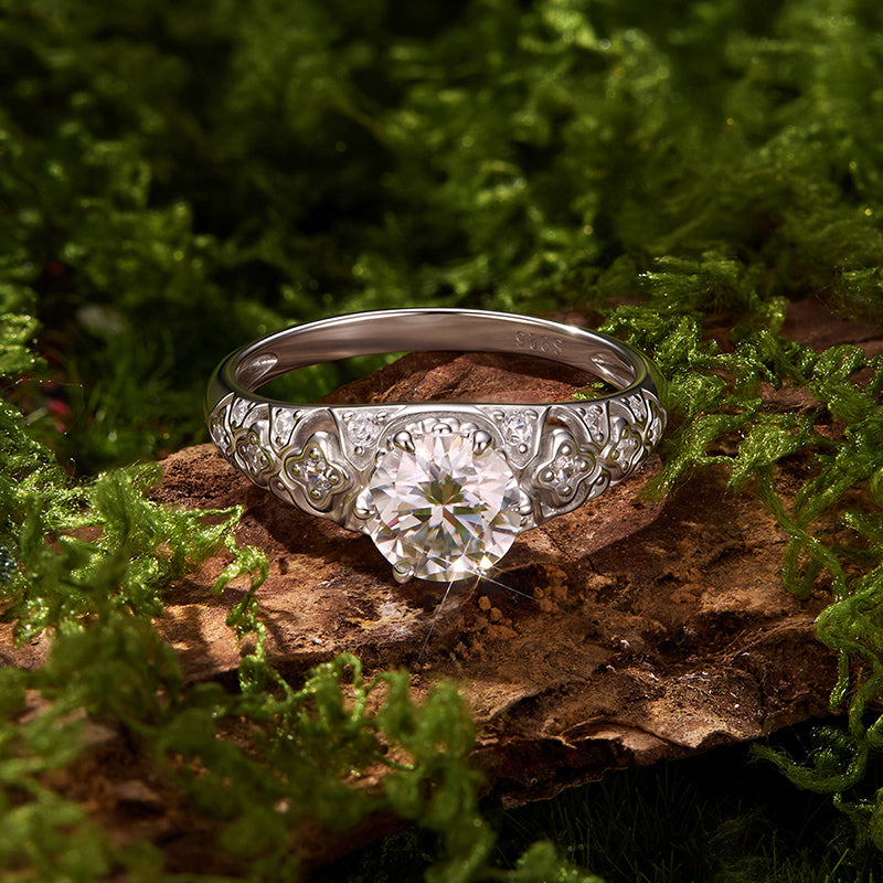 1ct Vintage Solitaire Ring