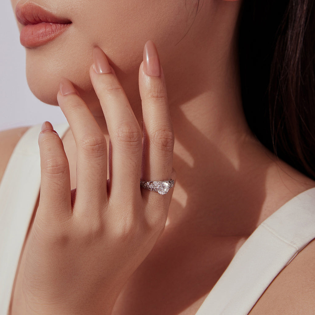1ct Vintage Solitaire Ring