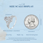 Regal Filigree Crown Ring