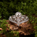 Regal Filigree Crown Ring