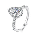 Negative Space Halo Ring