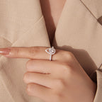 Negative Space Halo Ring
