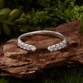 Open-End Moissanite Band|BAMOER