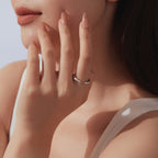 Open-End Moissanite Band|BAMOER