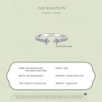 Twin-Stone Open Ring|BAMOER