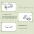 Twin-Stone Open Ring|BAMOER