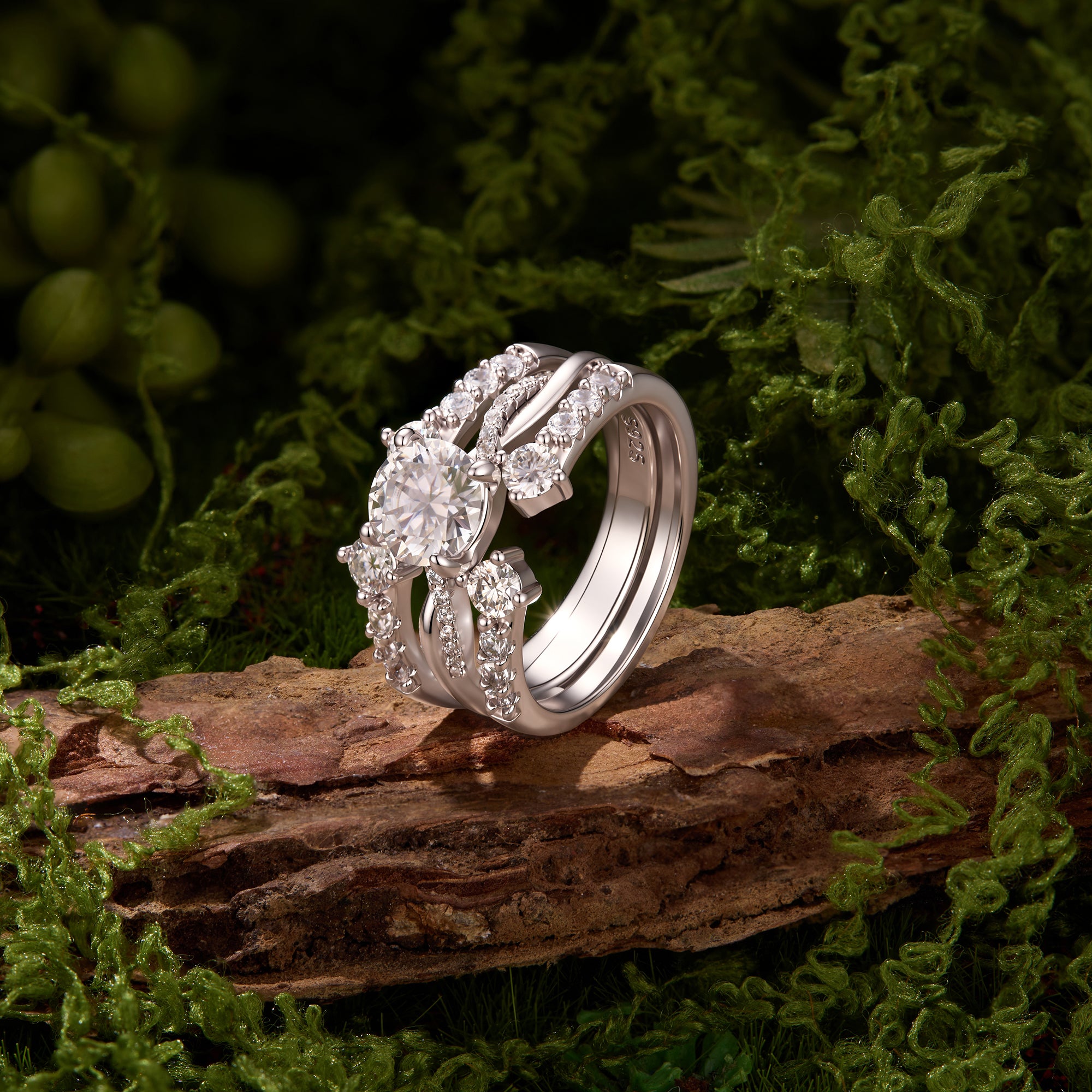 BAMOER Eternal Solitaire Ring