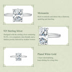Grand Cushion Statement Ring|BAMOER
