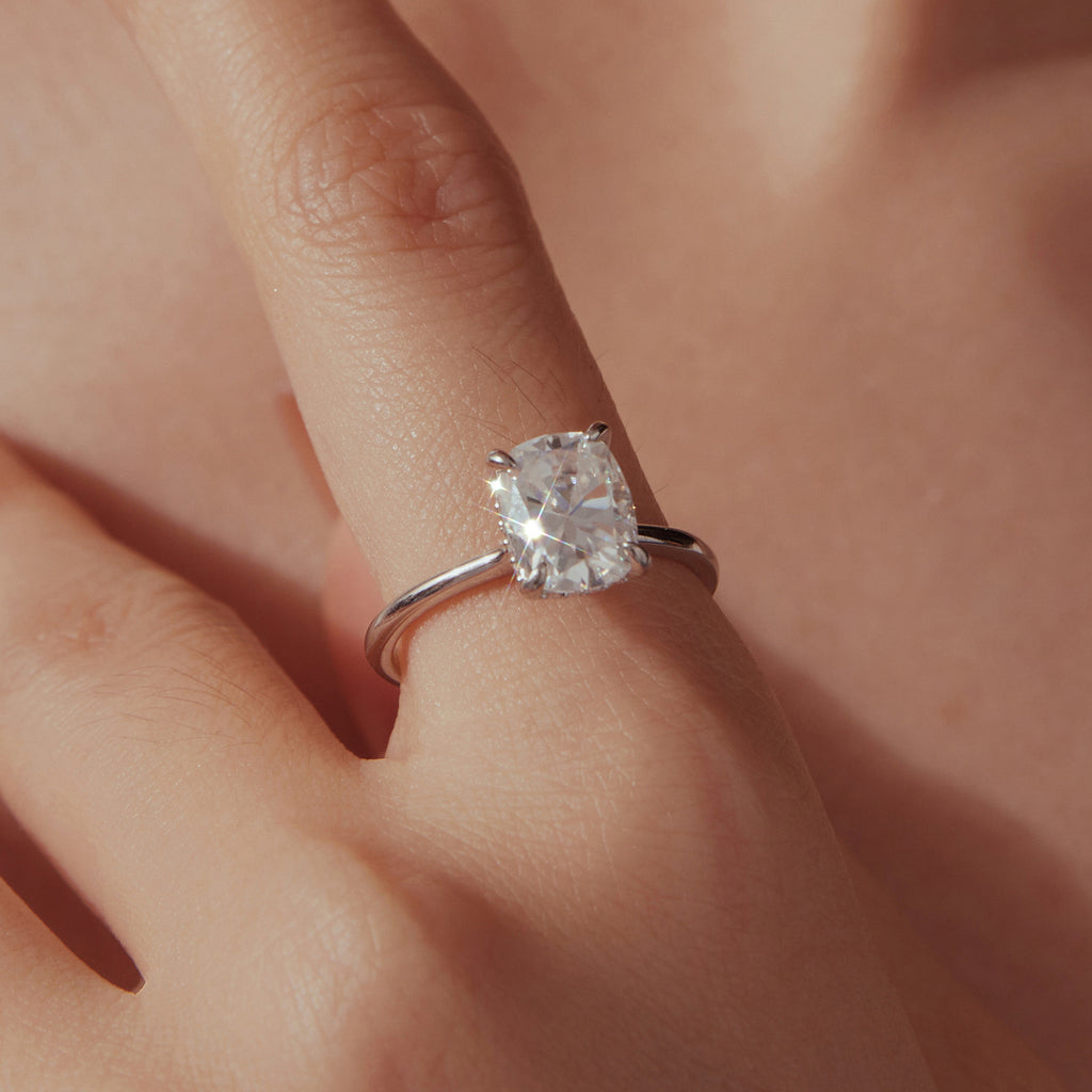 Grand Cushion Statement Ring|BAMOER
