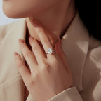 Grand Cushion Statement Ring|BAMOER