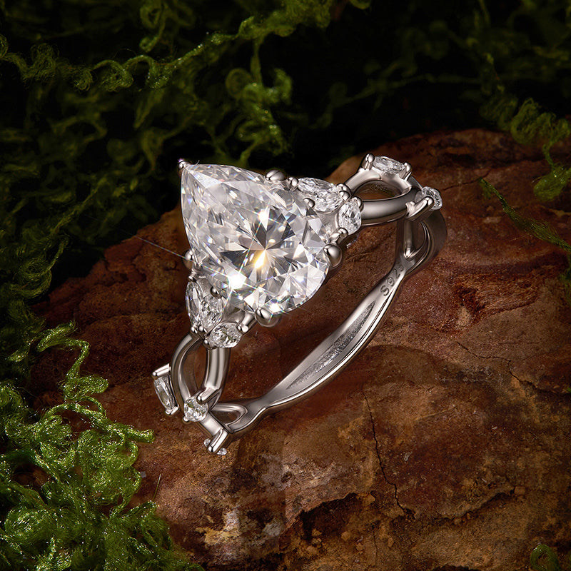 Aurora Twig Crown Ring