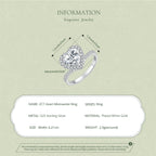 Heart Halo Moissanite Ring