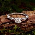 Beaded Milgrain Solitaire Ring