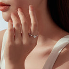 Beaded Milgrain Solitaire Ring