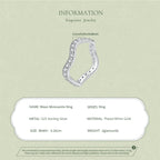 Wavy Pavé Eternity Band
