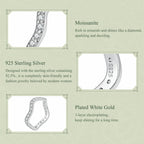 Wavy Pavé Eternity Band