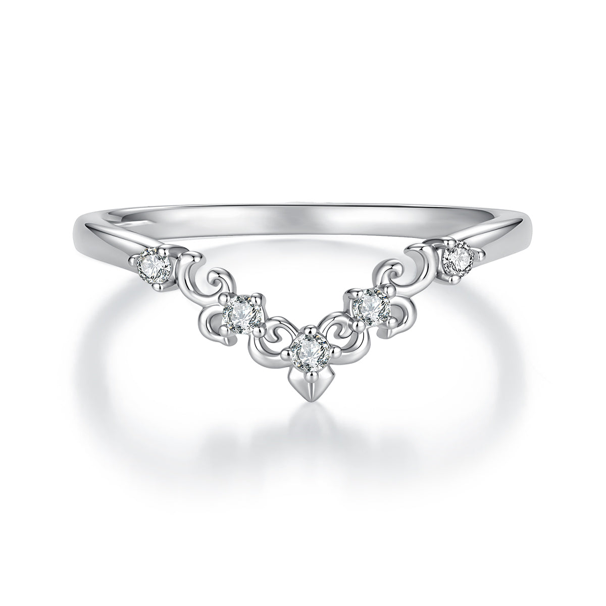 Vintage Filigree V-Ring