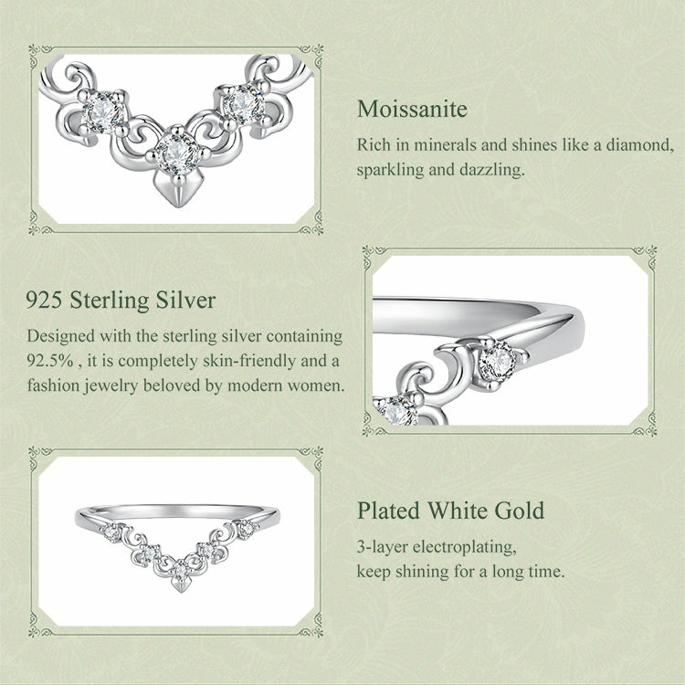 Vintage Filigree V-Ring