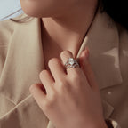 Marquise Crown Stacking Set