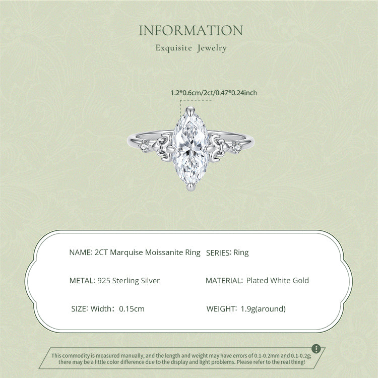 Vintage Marquise Vine Ring