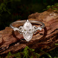 Vintage Marquise Vine Ring