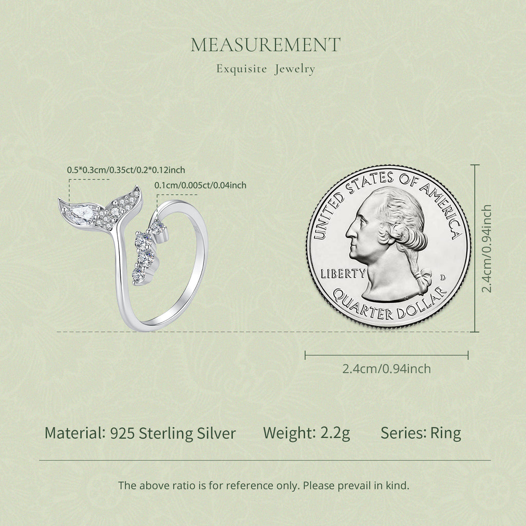 Mermaid Tail Open Ring