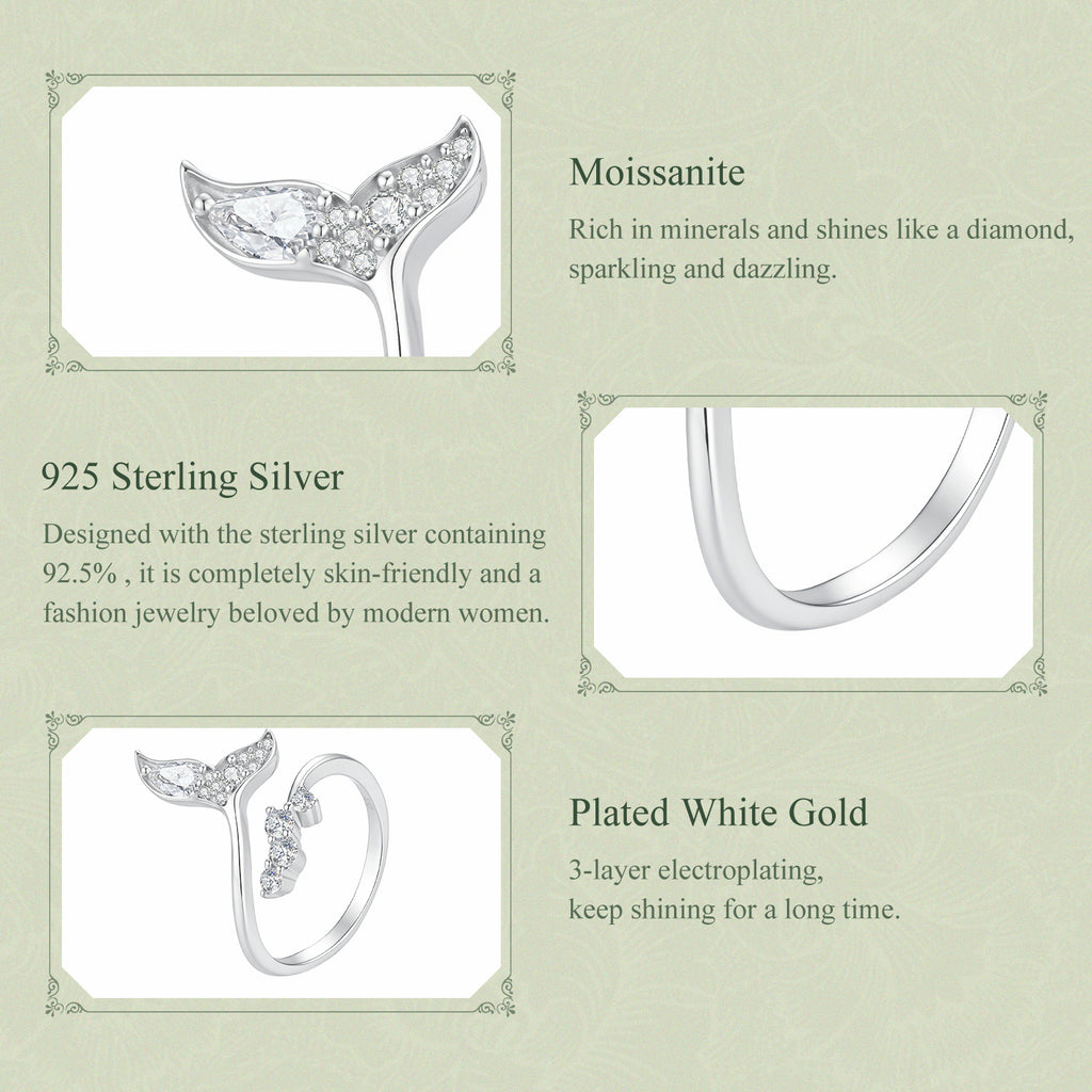 Mermaid Tail Open Ring