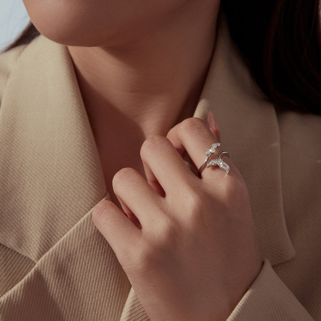 Mermaid Tail Open Ring