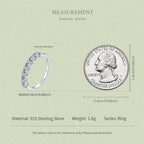 Moissanite Half-Eternity Band