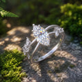 Aurora Vine Marquise Ring