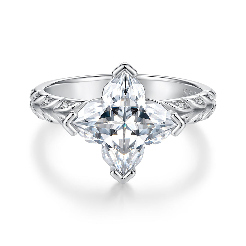 Aurora Lily Cut Solitaire Ring