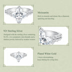 Aurora Lily Cut Solitaire Ring