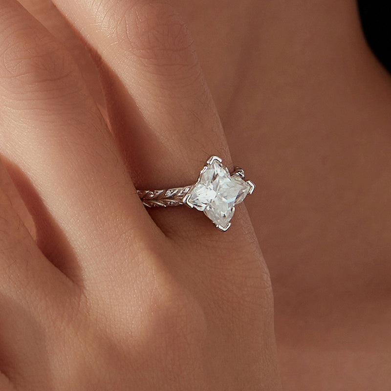 Aurora Lily Cut Solitaire Ring