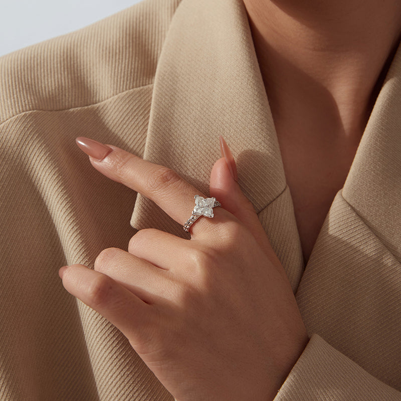 Aurora Lily Cut Solitaire Ring